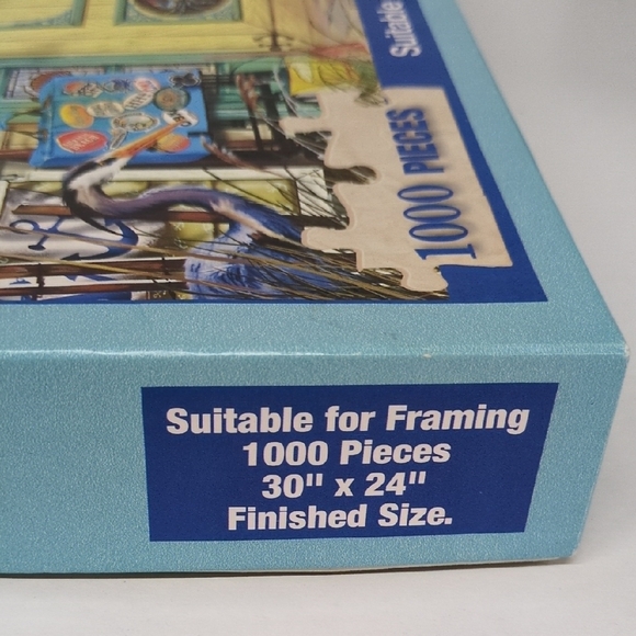 Heritage The Beach House Puzzle - Blue and Yellow - Picture 4 of 6